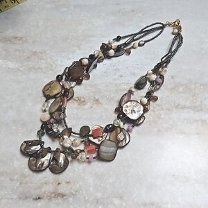 😍Colors of Brown/Earthtone Necklace 😍